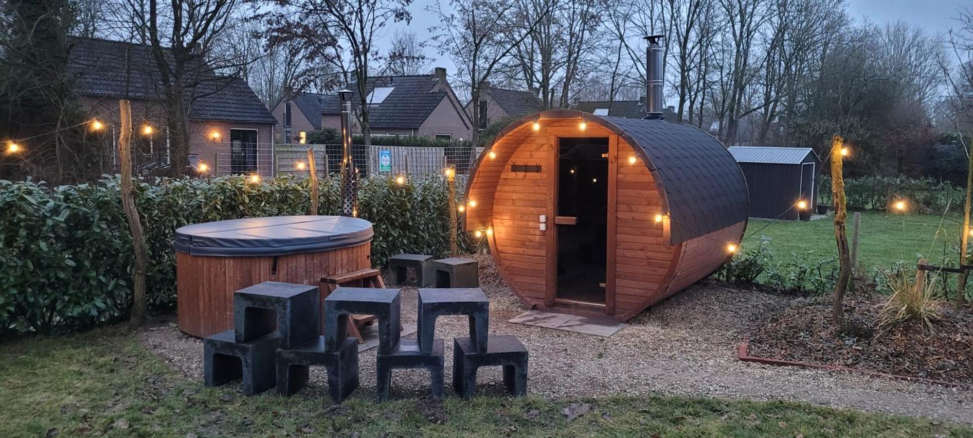 Evergreen Wellness Met Sauna & Hottub Ewijk Exterior foto